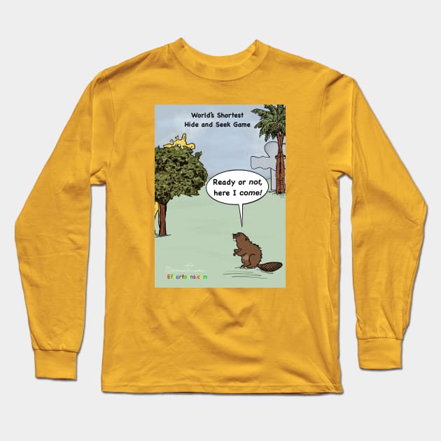 Size Limitations Long Sleeve T-Shirt by Enormously Funny Cartoons